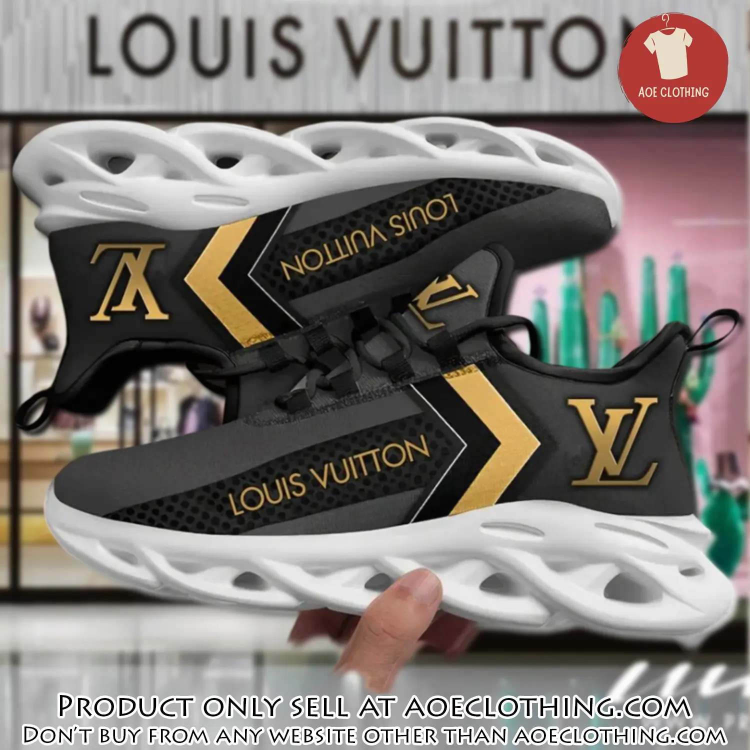 Louis vuitton yellow logo grey max soul shoes luxury brand gifts for men women aoe1505610